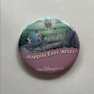 Disney World Retired Happily Ever After Button